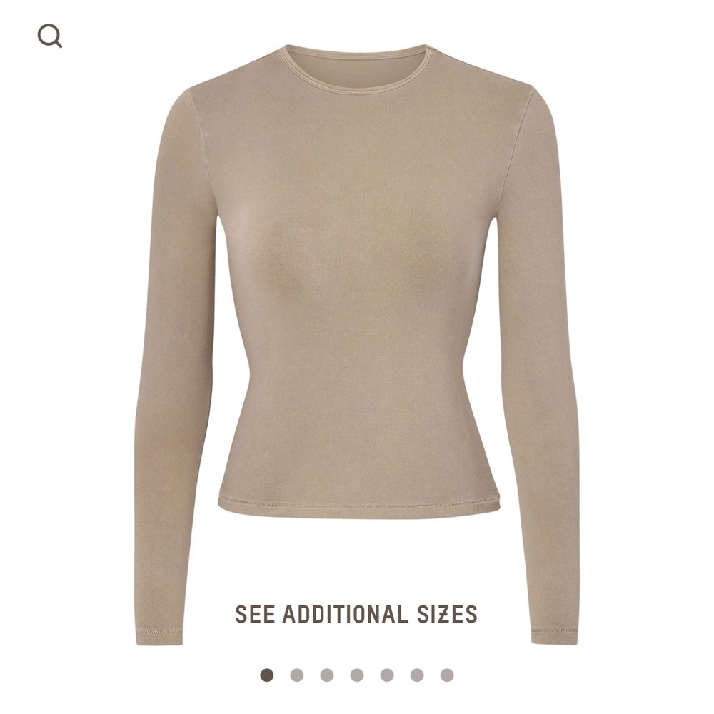 SKIMS NEW VINTAGE LONG SLEEVE T-SHIRT